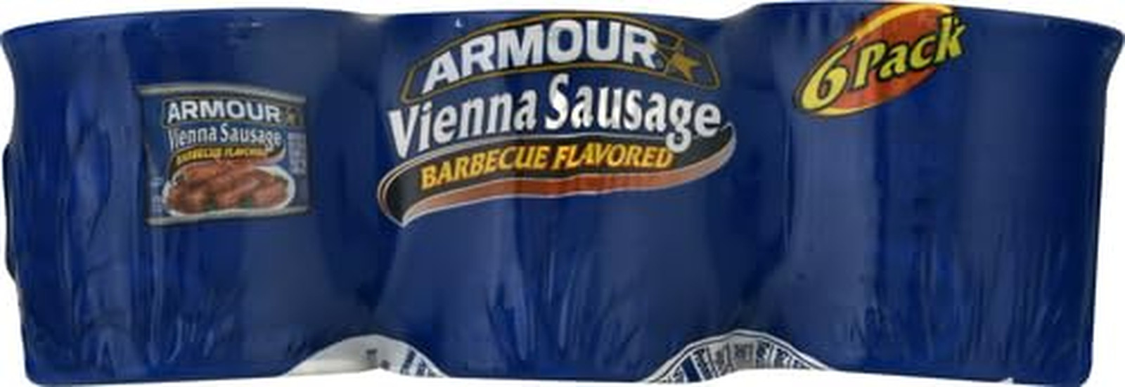 Star Vienna Sausage, Barbecue Flavored, Canned Sausage, 4.6 Oz (Pack of 6)