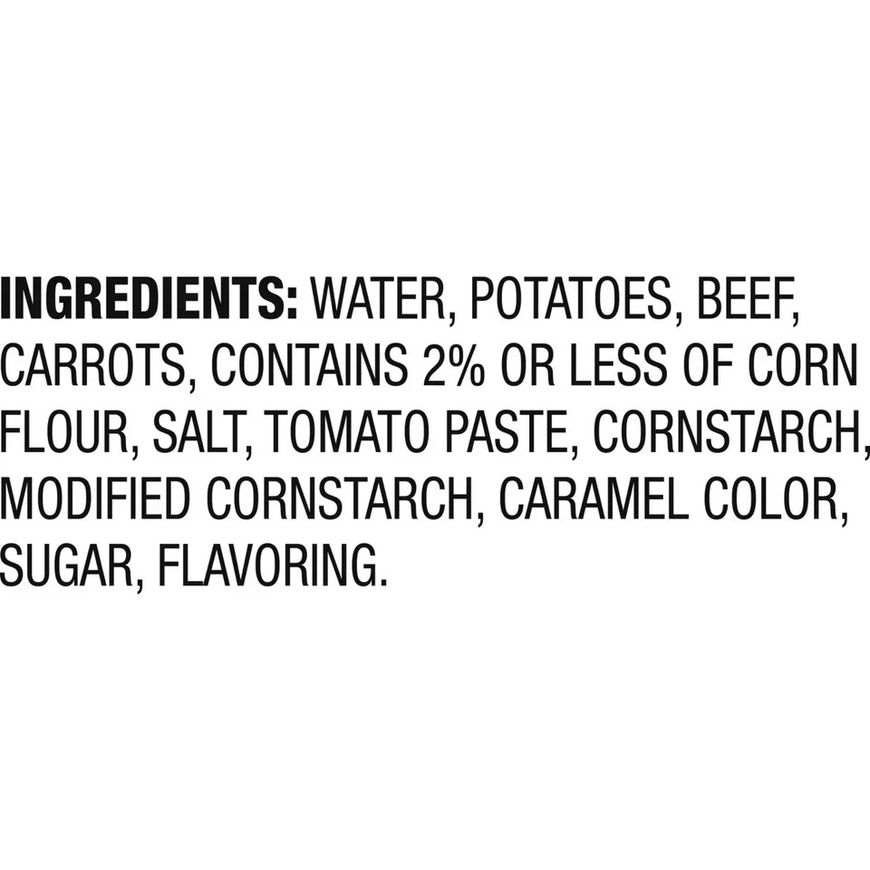 DINTY MOORE beef stew shelf-Stable 12 Grams protein 9 oz Plastic Microwaveable..