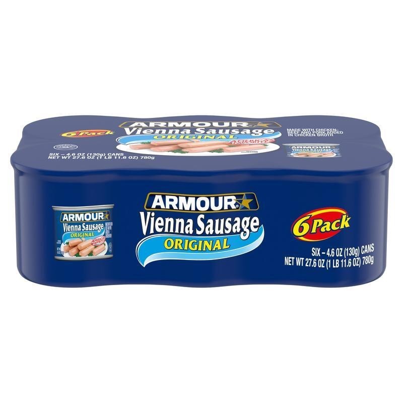 Canned Vienna Sausage Original Flavor Dry 3 Pack Ready to Eat Survival Food New