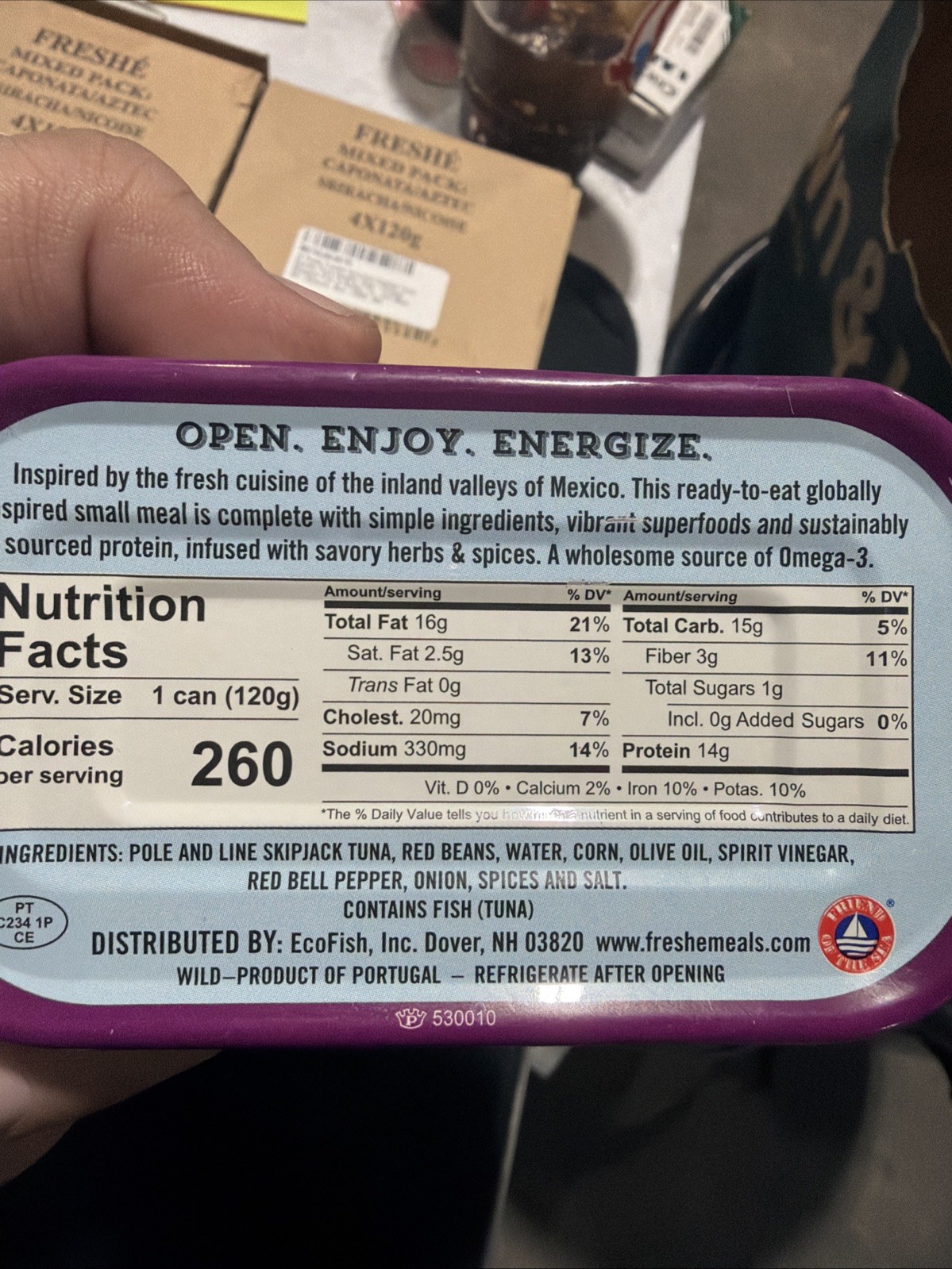 Freshe Gourmet Tuna Meal 4 Pack Meal In A Tin