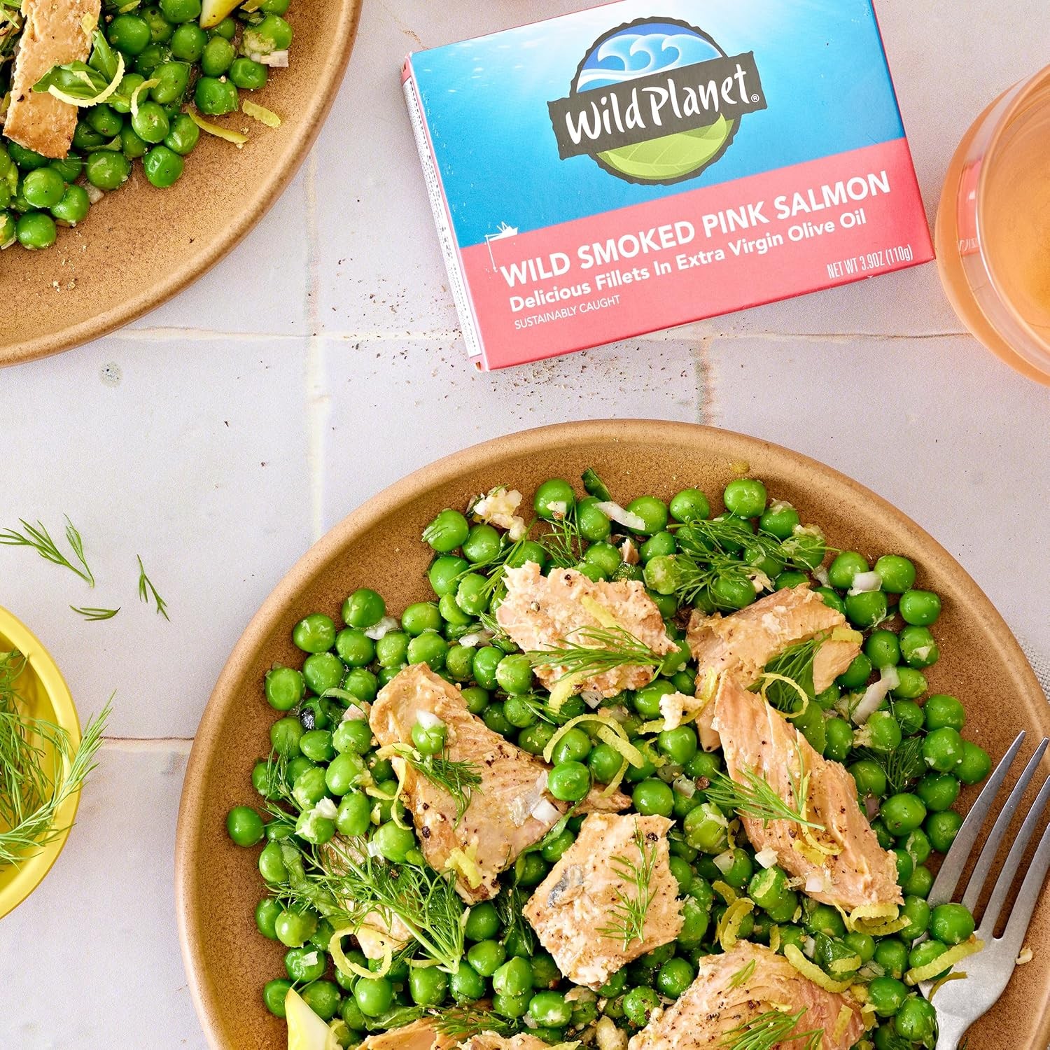 Wild Planet Wild Smoked Pink Salmon Fillets in Extra Virgin Olive Oil 3.9 oz