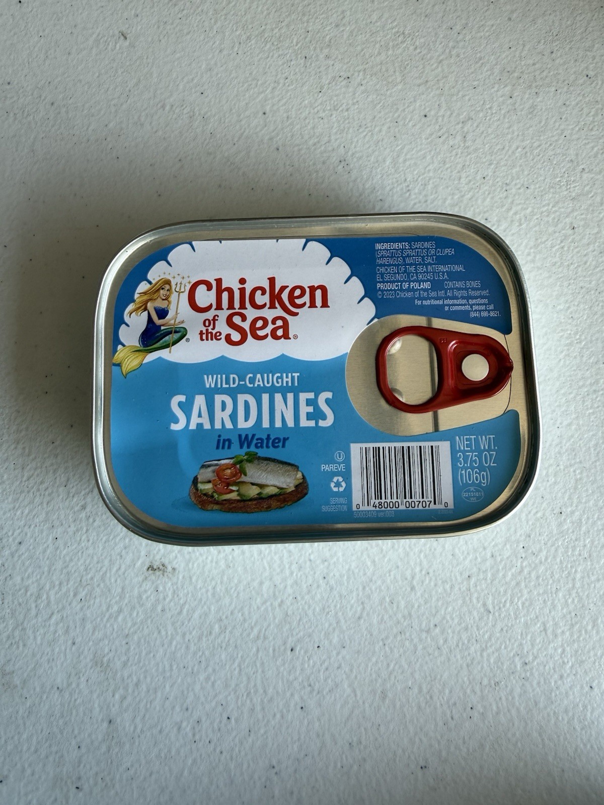 Wild Caught Sardines in Water 3.75oz Cans Pack of 18 Canned Fish – US