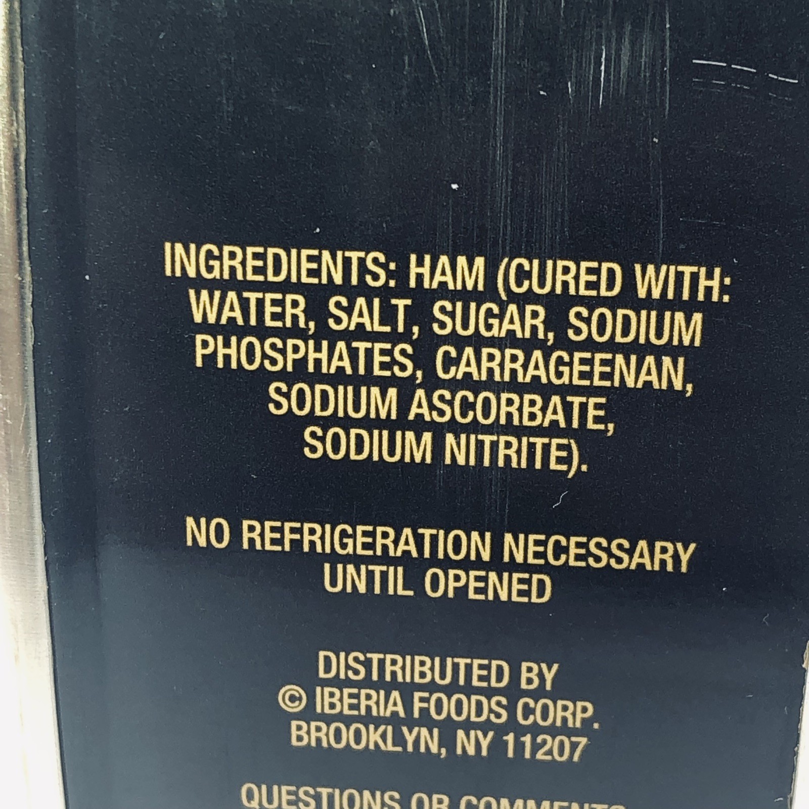 6 Iberia Boneless & Skinless Cooked Canned Ham 16oz (1LB.) dak picnic. 09/2030
