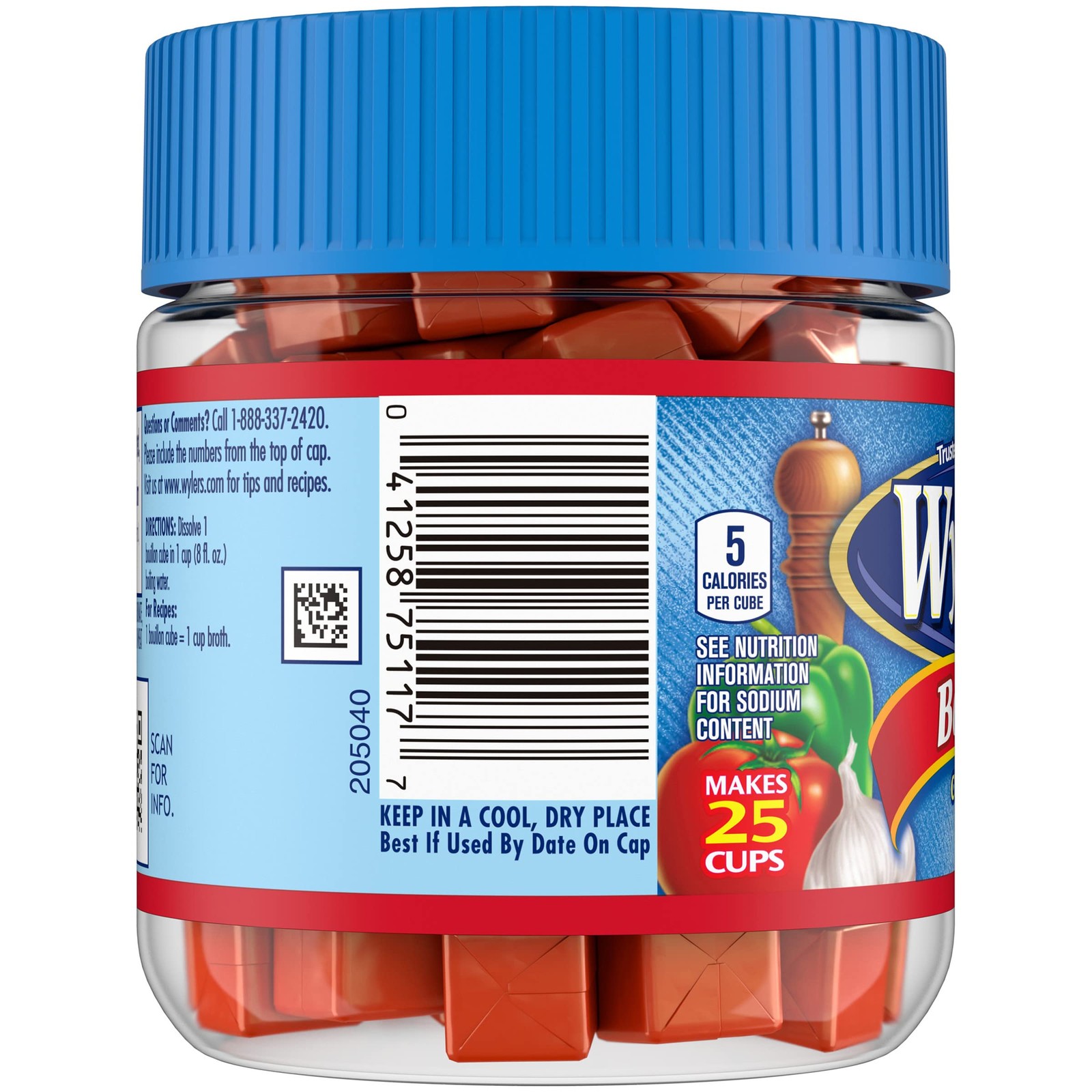 Wyler’s Beef Instant Bouillon Cubes 3.25 oz Jar