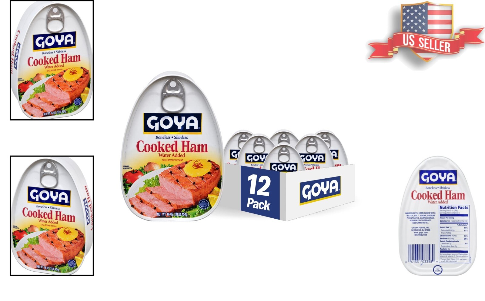 16oz Canned Fully Cooked Ham – Quick, Easy, and Nutritious Family Dinner