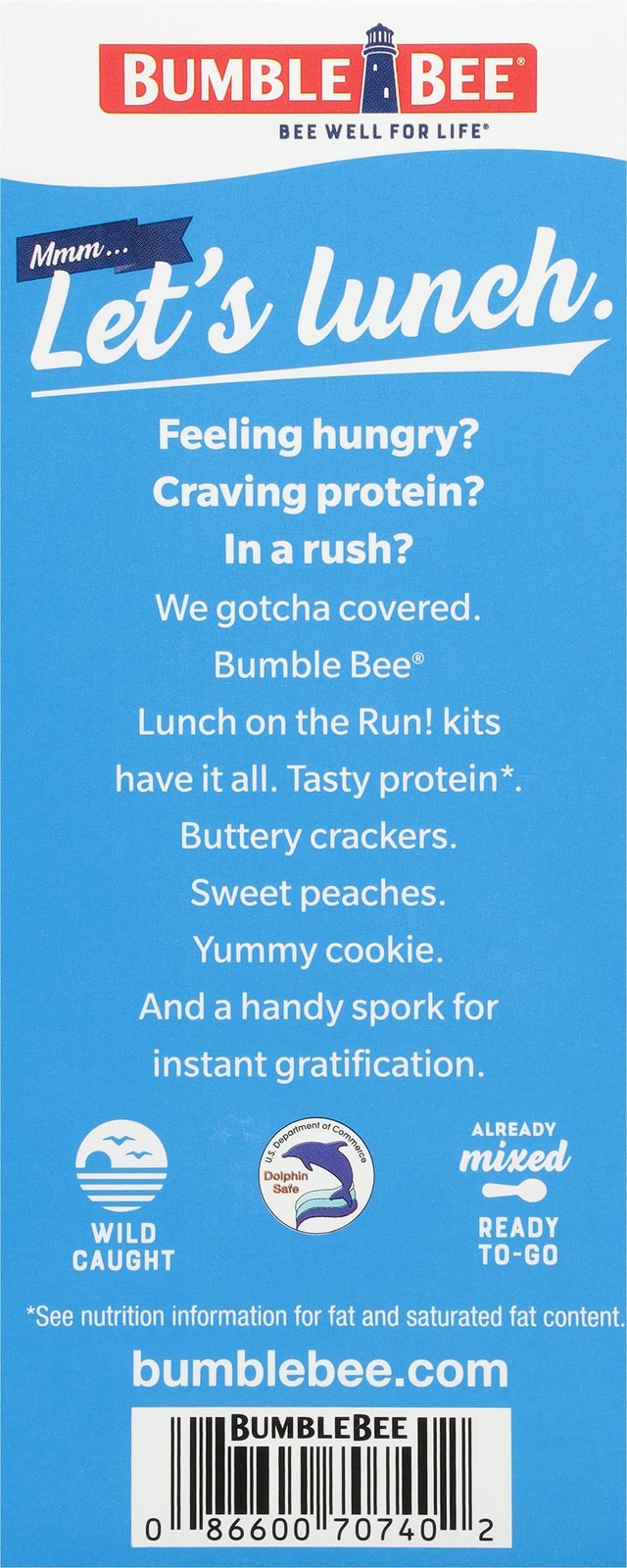 Lunch On The Run Tuna Salad with Crackers Kit, 8.2 oz (Pack of 4) – Ready to …