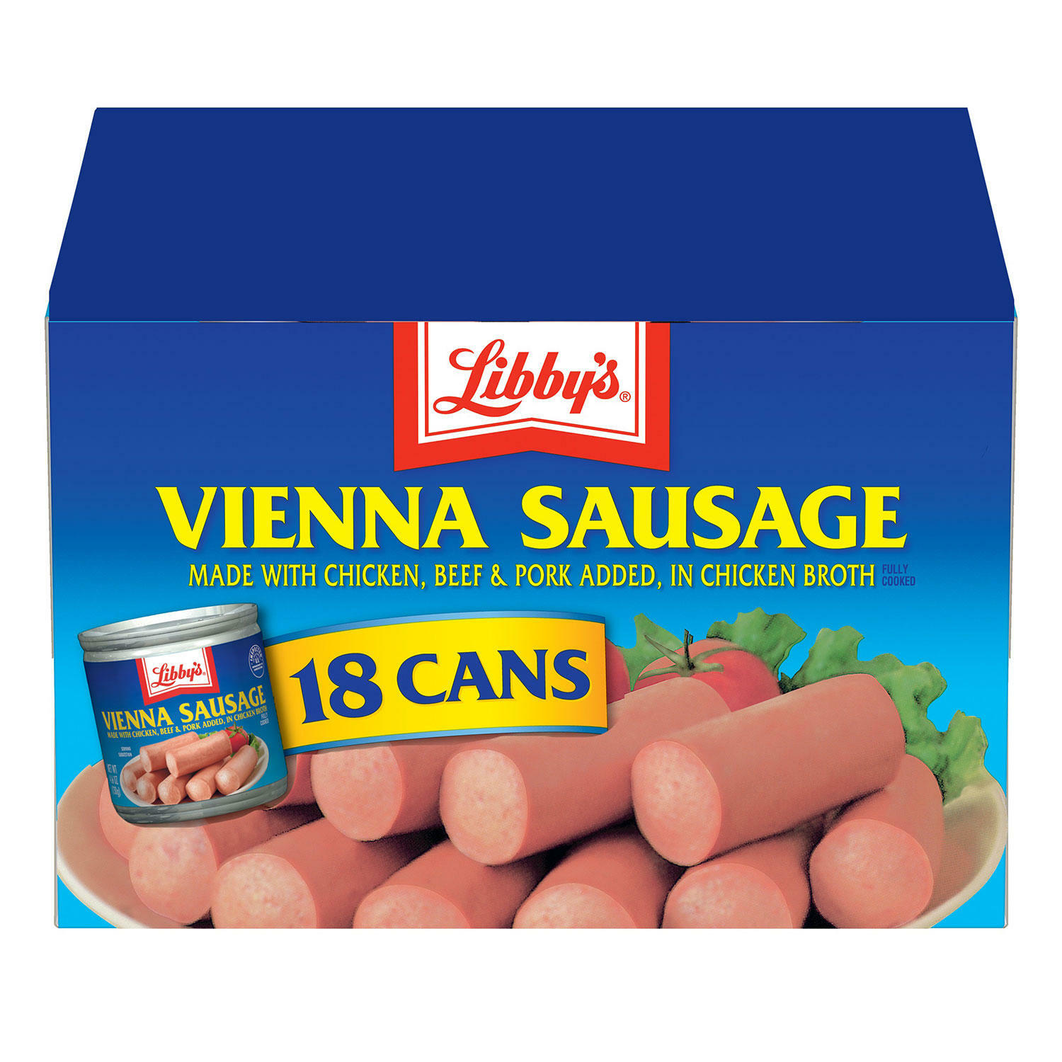 Libby’s Vienna Sausage (4.6 oz., 18 pk.) 2 Count = 36 cans