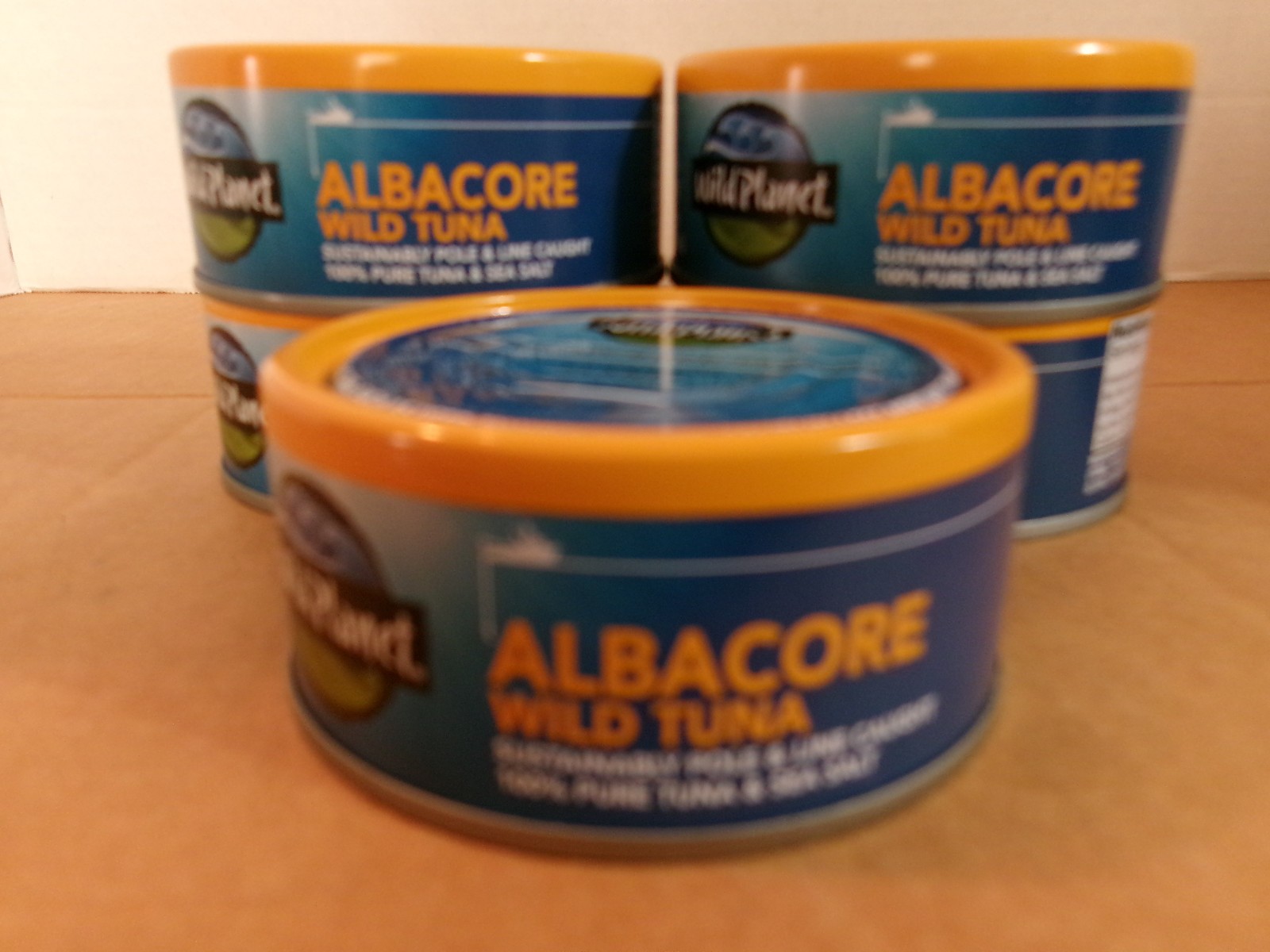 5 Cans 100% Pure Wild Planet Albacore Tuna 5oz Exp Dec 2029 FREE SHIPPiING