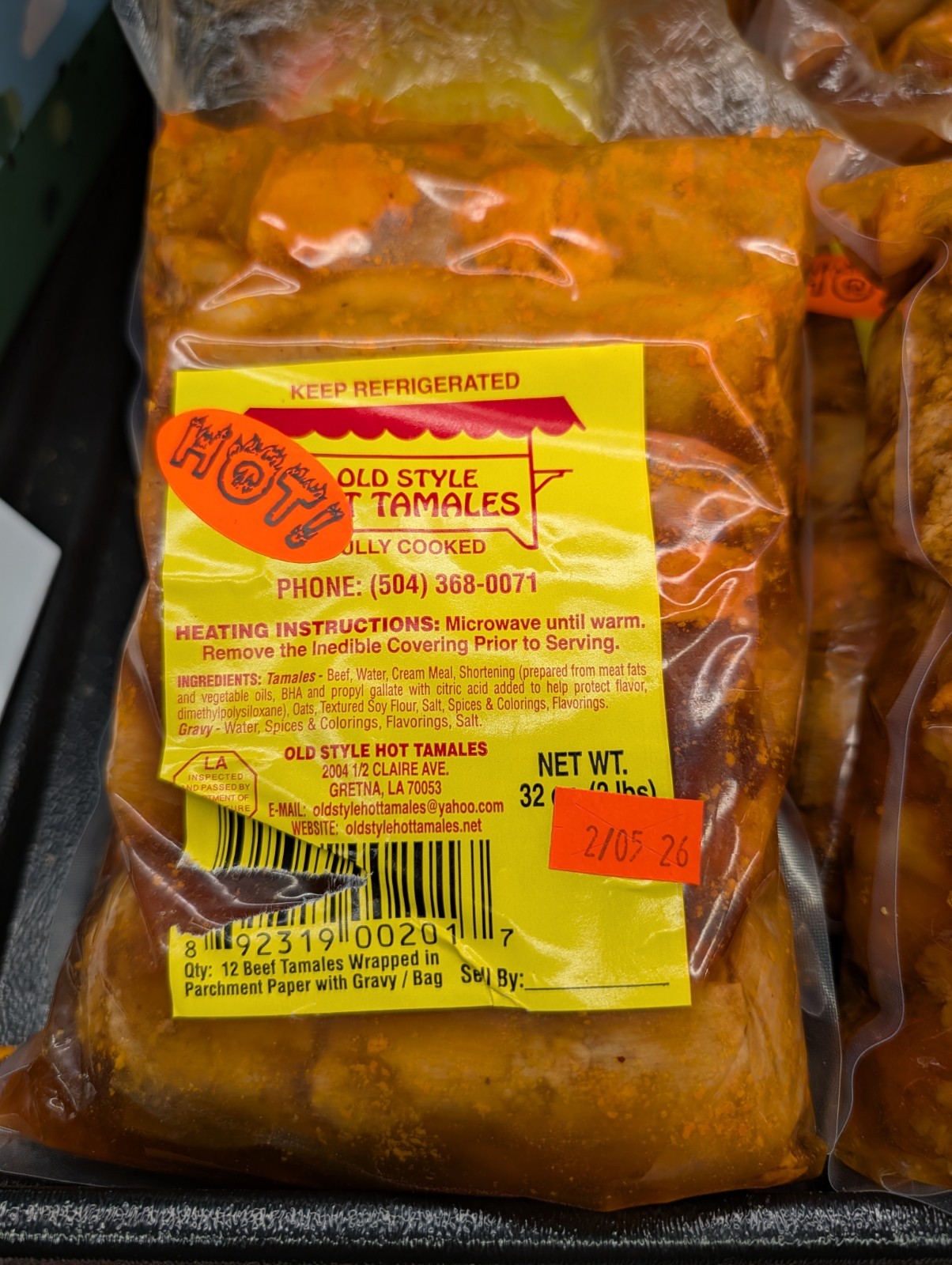 Old Style Hot Tamales 32 Oz (2 Pack)
