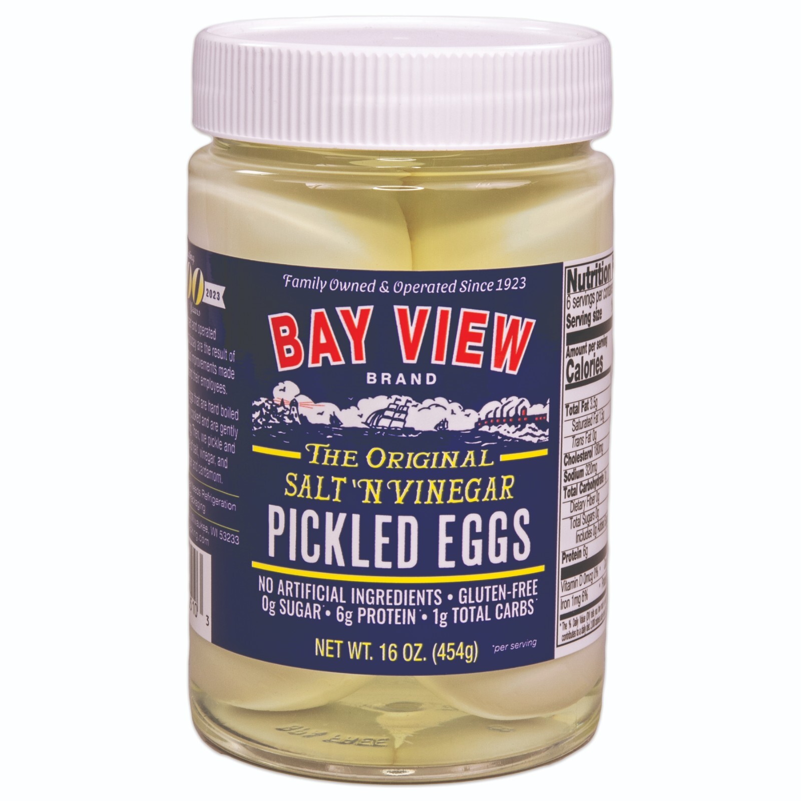 Pickled Eggs Pack of 12 Shatter Proof Jars Bar Tavern Food