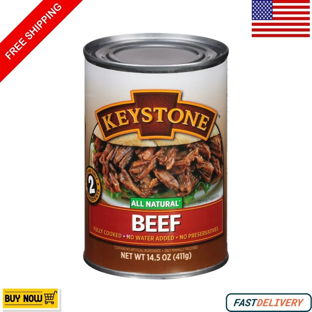 Keystone All Natural Beef, 14.5 oz Can