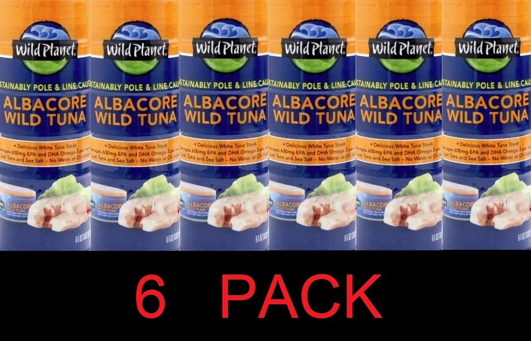 Wild Planet Albacore Wild Tuna 5 oz per can – 6-Count – 6 PACK
