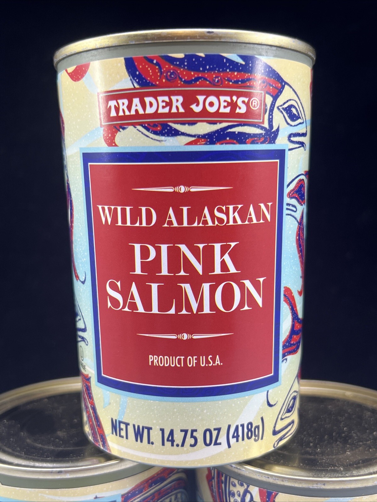2X Trader Joe’s Wild Caught Alaskan Pink Salmon 14.75oz Exp 6/2028 Salmon & Salt