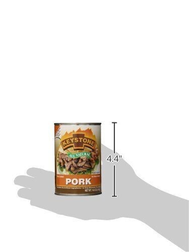 6 Pack- Keystone Meats Natural Pork Fully Cooked 14.5 oz Food, No Preservatives✅