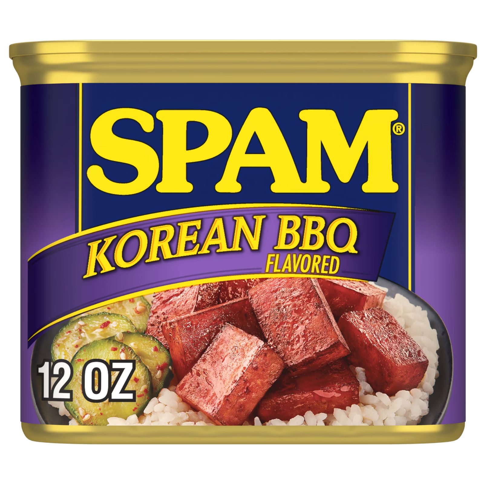 (2 pack) SPAM Korean BBQ Flavored, Shelf Stable, 12 oz Aluminum Can…