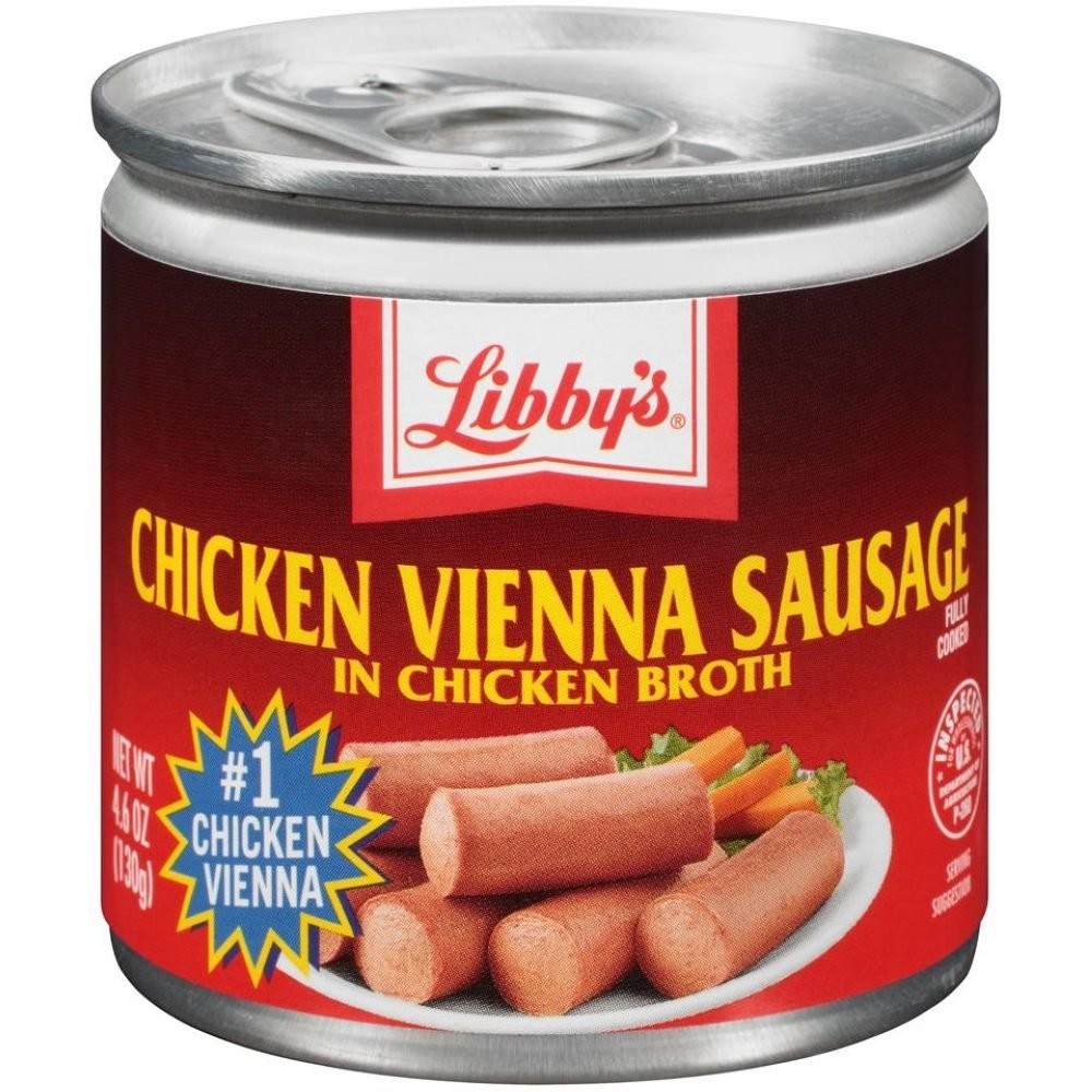 Easy Prepared Chicken Vienna Sausage in Broth – 4.6 OZ, Perfect for Recipes