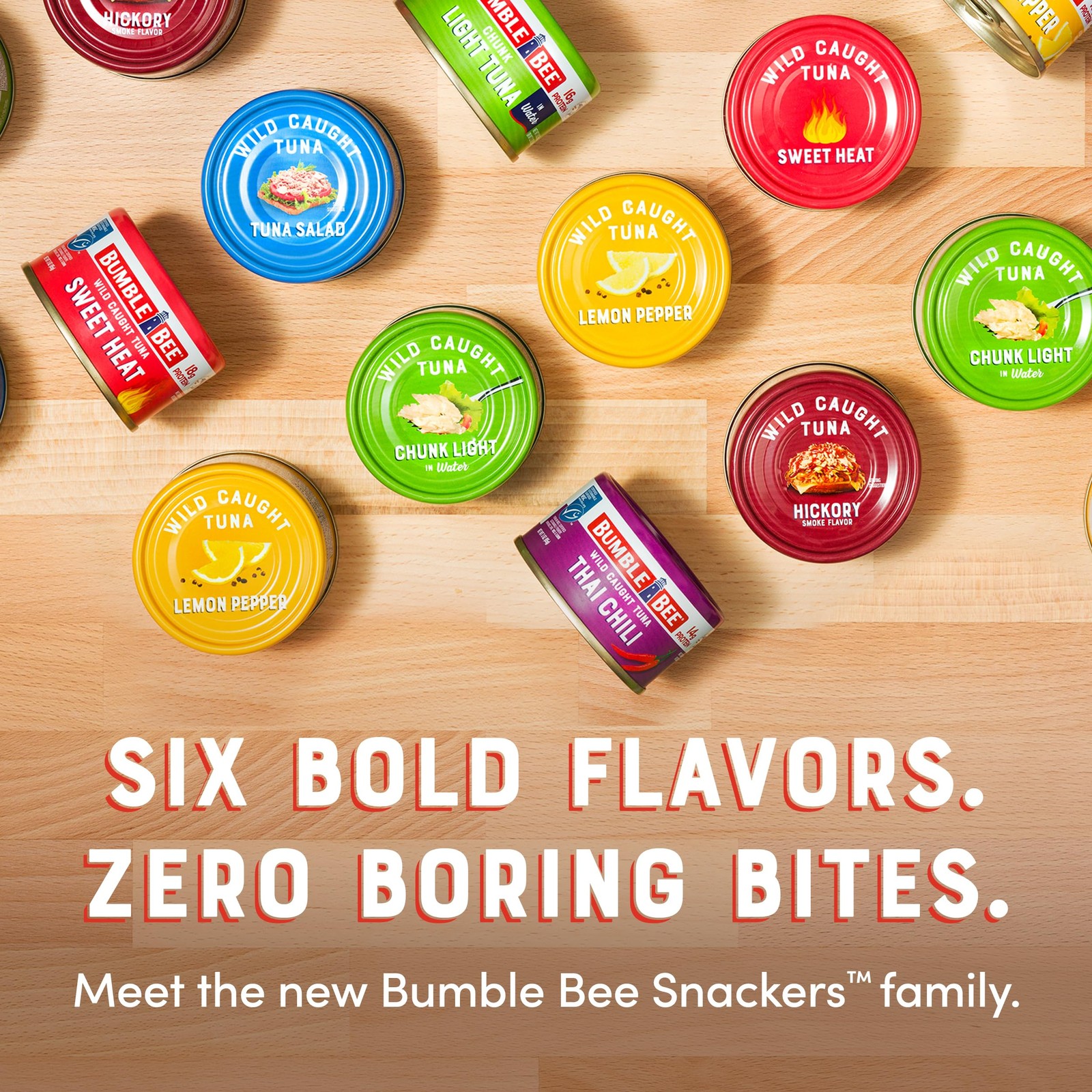Bumble Bee Snackers Lemon Pepper 19g Protein per Serving No Draining, Ready…