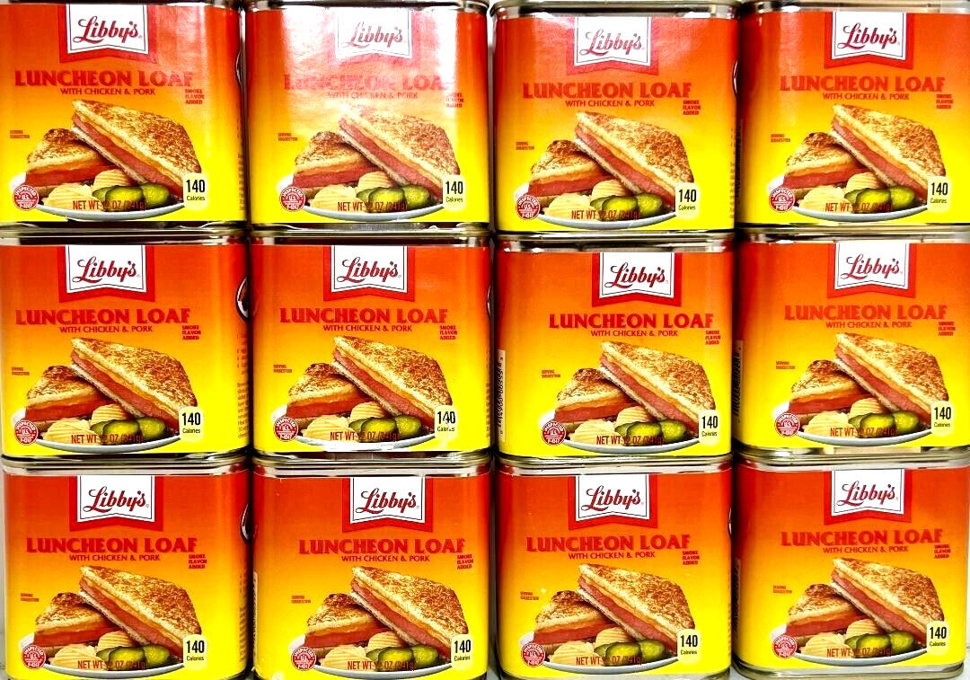 Libby’s Luncheon Loaf with Chicken & Pork 12 oz ( Pack of 12 )