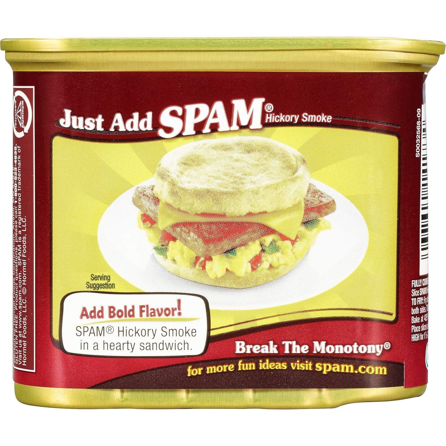 Spam Hickory Smoke, 12 Ounce Can