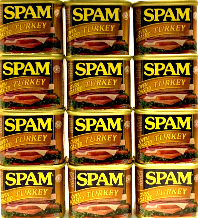 Spam Oven Roasted Turkey Luncheon Meat 12 oz ( Pack of 12 )