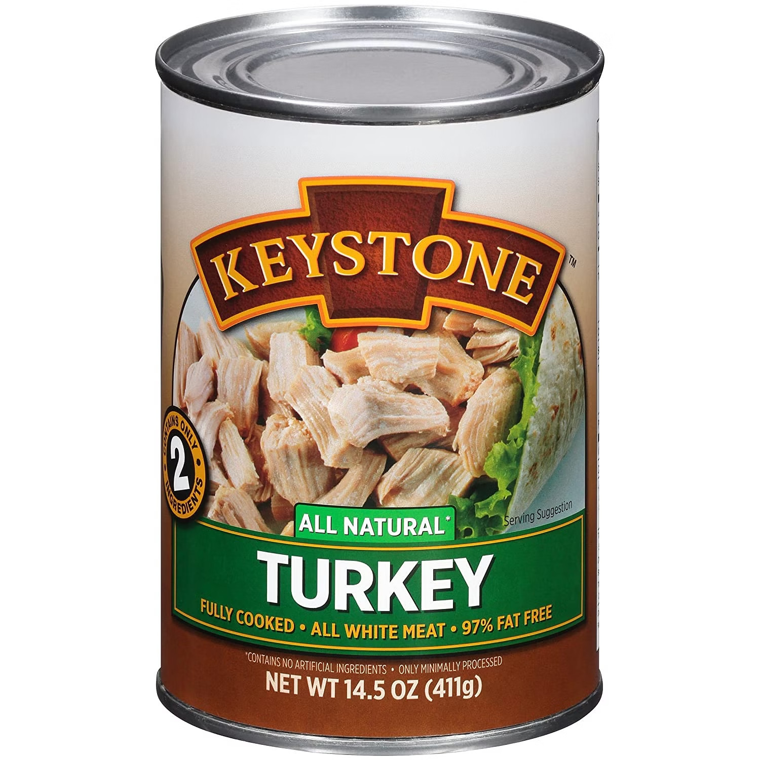 12 Cans- Keystone Meats All Natural Turkey Fully Cooked 14.5oz No Preservatives✅