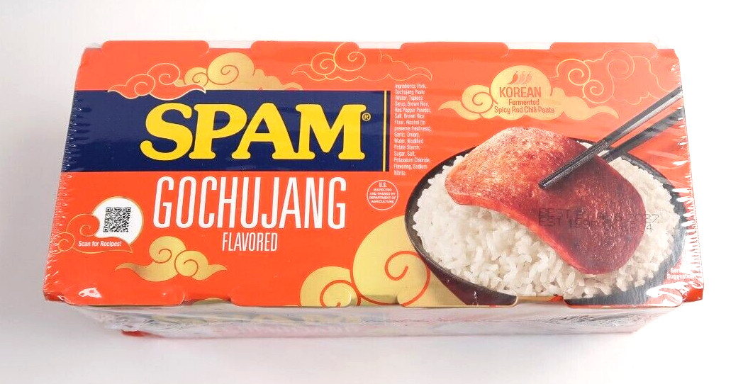 [NEW] 4x 12oz Cans SPAM Korean Gochujang Flavored – Costco Exclusive Exp: 8/2027
