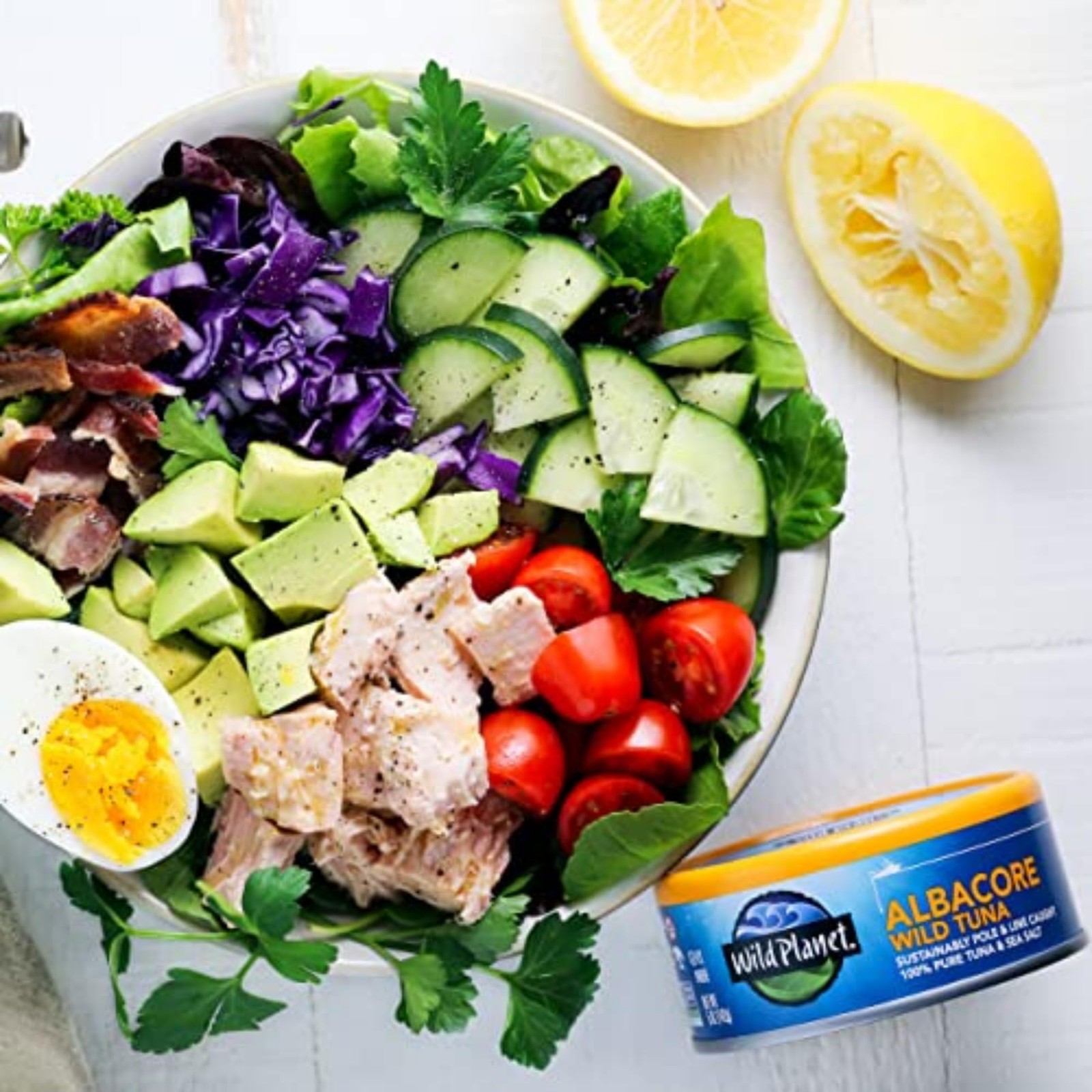 Wild Planet Albacore Wild Tuna, Sea Salt, Canned Tuna, Sustainably WildCaught…