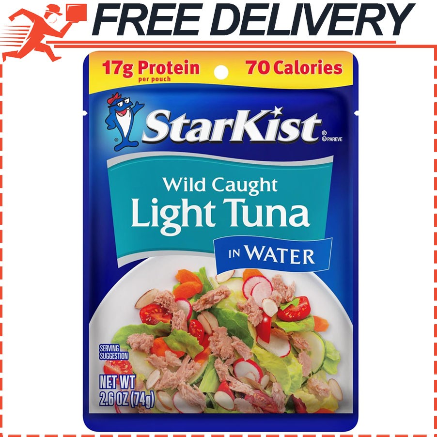 StarKist Chunk Light Tuna in Water Ready to Eat Wild Caught Tuna, 2.6oz
