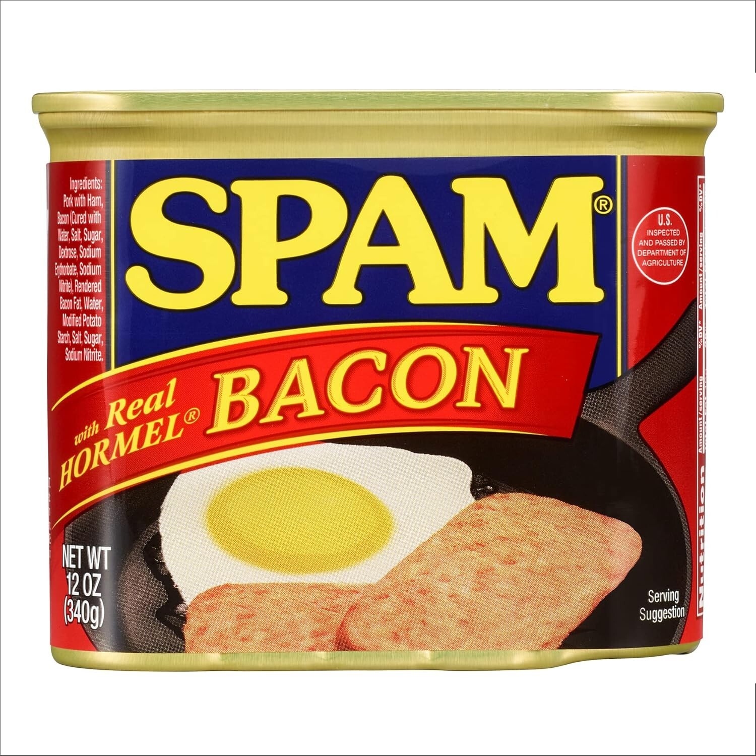 Delicious Hormel Bacon with 7g Protein – 12 oz Cans, 12 Count for Family Dinners