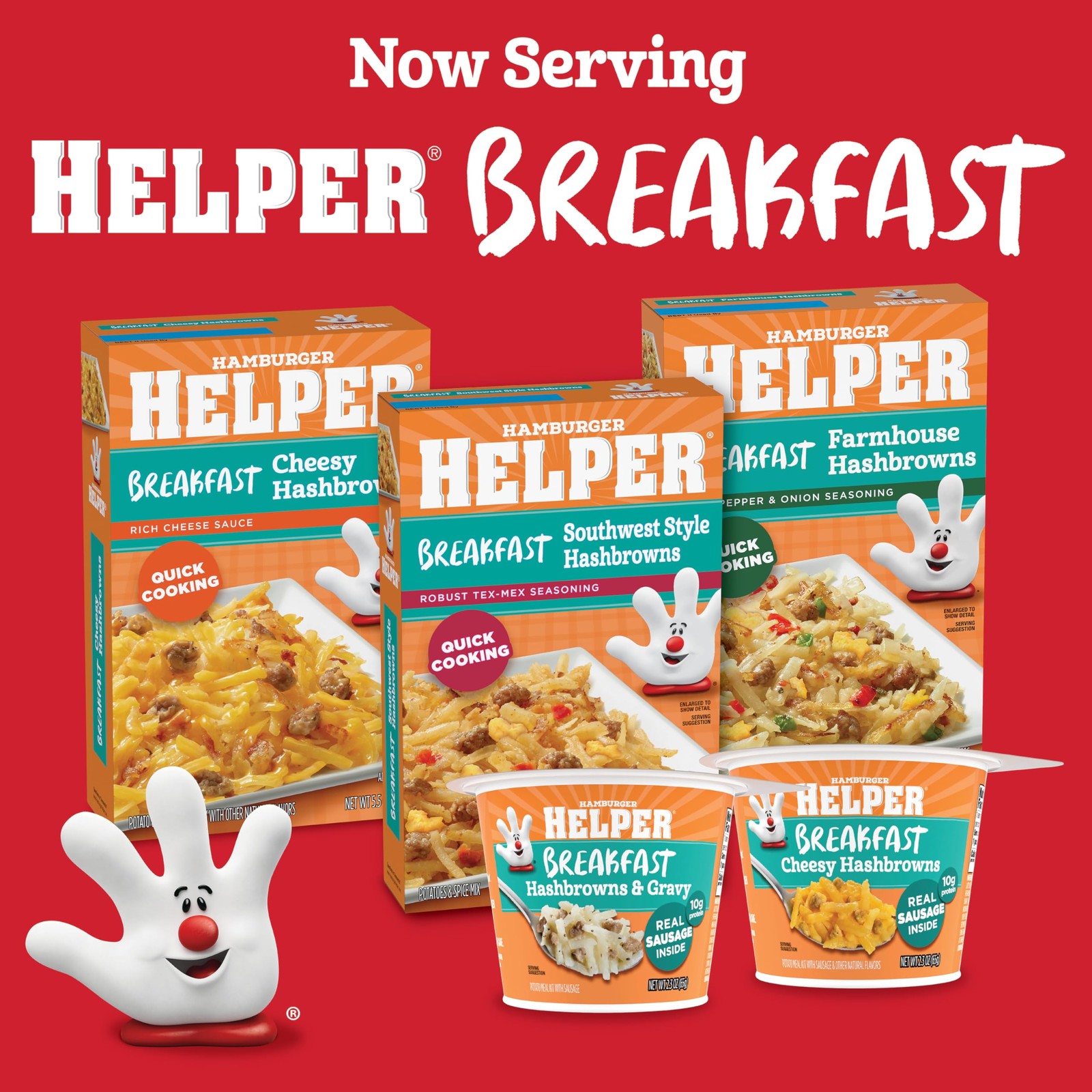 Cheesy Hashbrowns Microwave Cups Quick Breakfasts for Busy Mornings 6 Pack