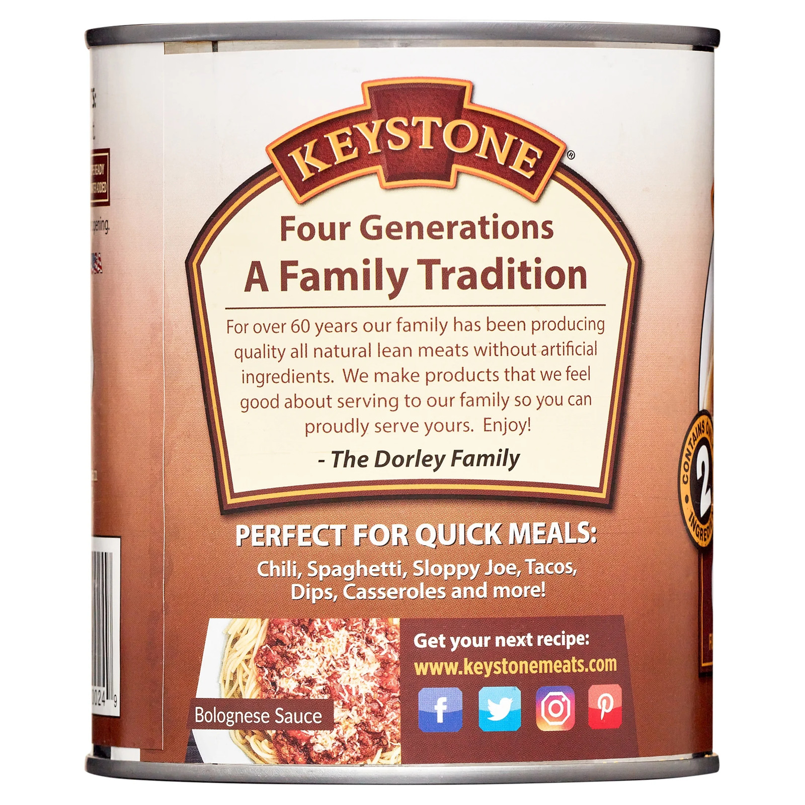 Natural Ground Beef, 28 Oz Can – 2 Pack