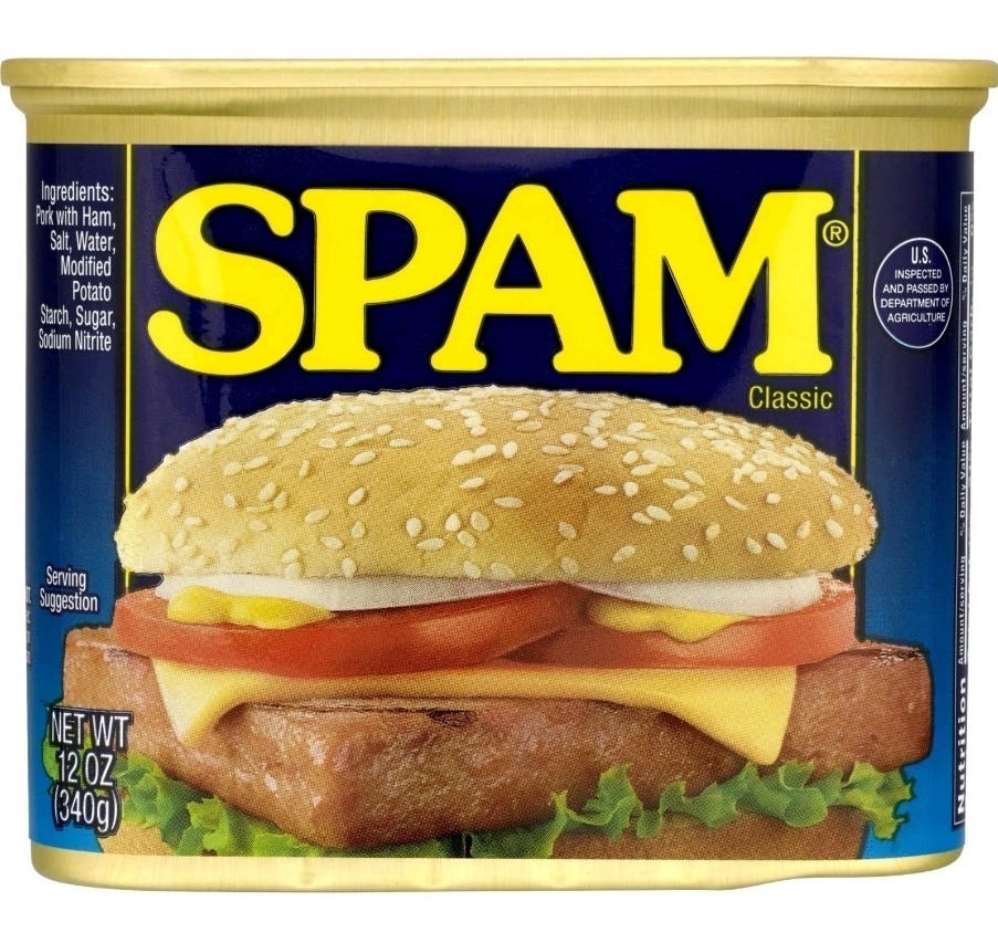 2 Pack SPAM Classic canned Meats, 12 oz Aluminum Cans BB 10/2028