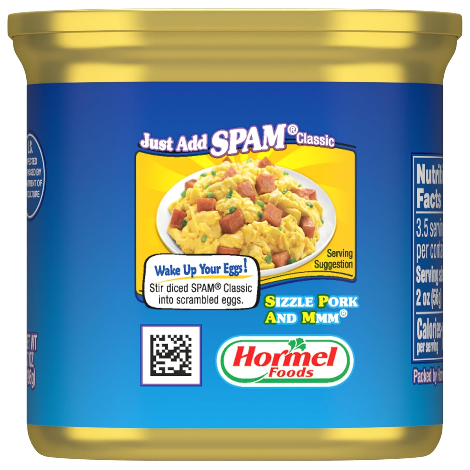 Classic, 7 Oz Cans, (Pack of 12) – Fully Cooked Pork with Ham, Gluten-Free, Shel