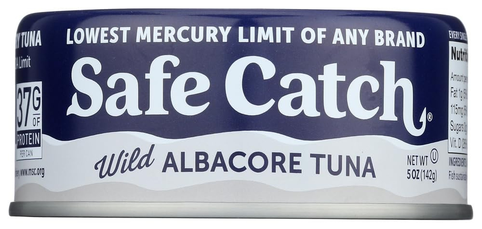 Safe Catch – Wild Albacore Tuna Canned – 5 oz. Lowest Mercury Limit of any Brand