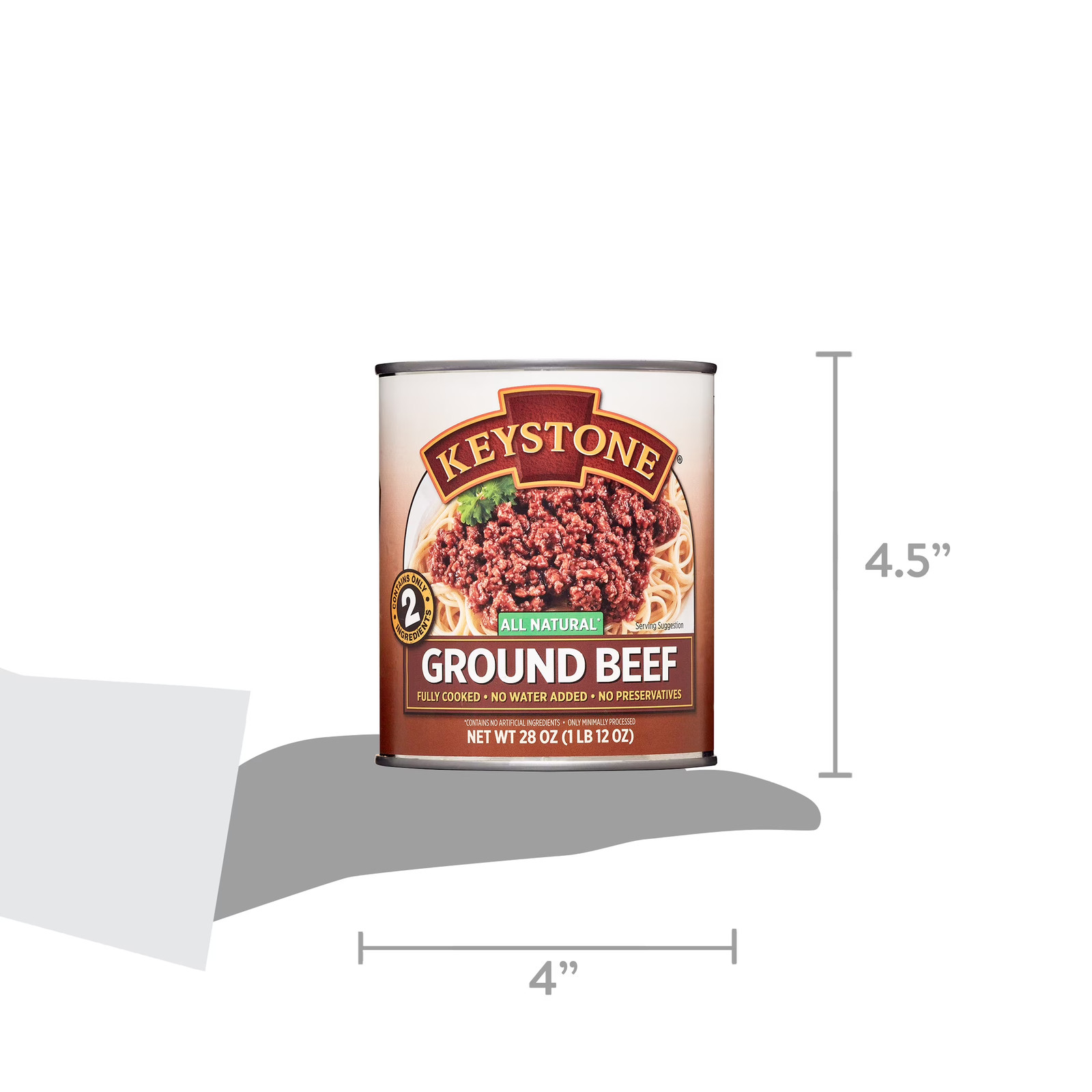 28 oz Can All Natural Ground Beef