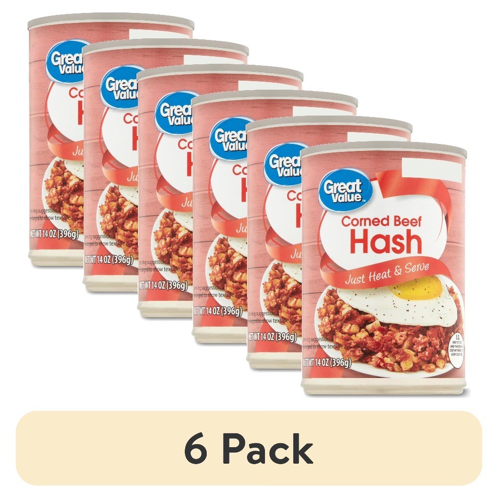 Canned Corned Beef Hash 14 Ounces 6 Pack
