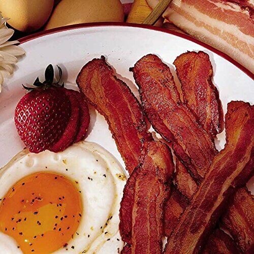 Bacon Fully Cooked Bacon Ready to Eat 80 Slices Thick Per Pack 10yr Shelf