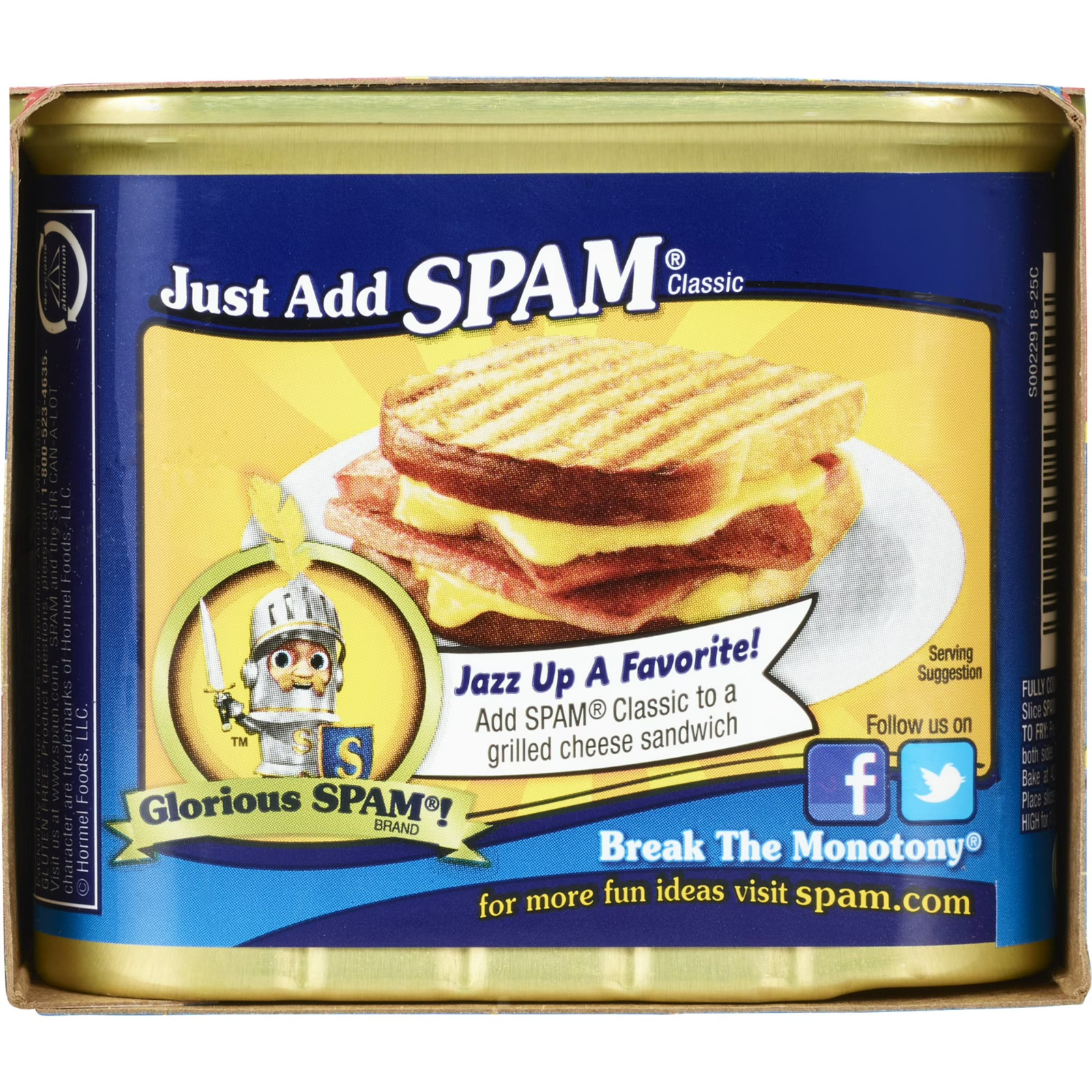 SPAM Classic, SPAM Canned Meat, 12 oz Can (12 Pack)