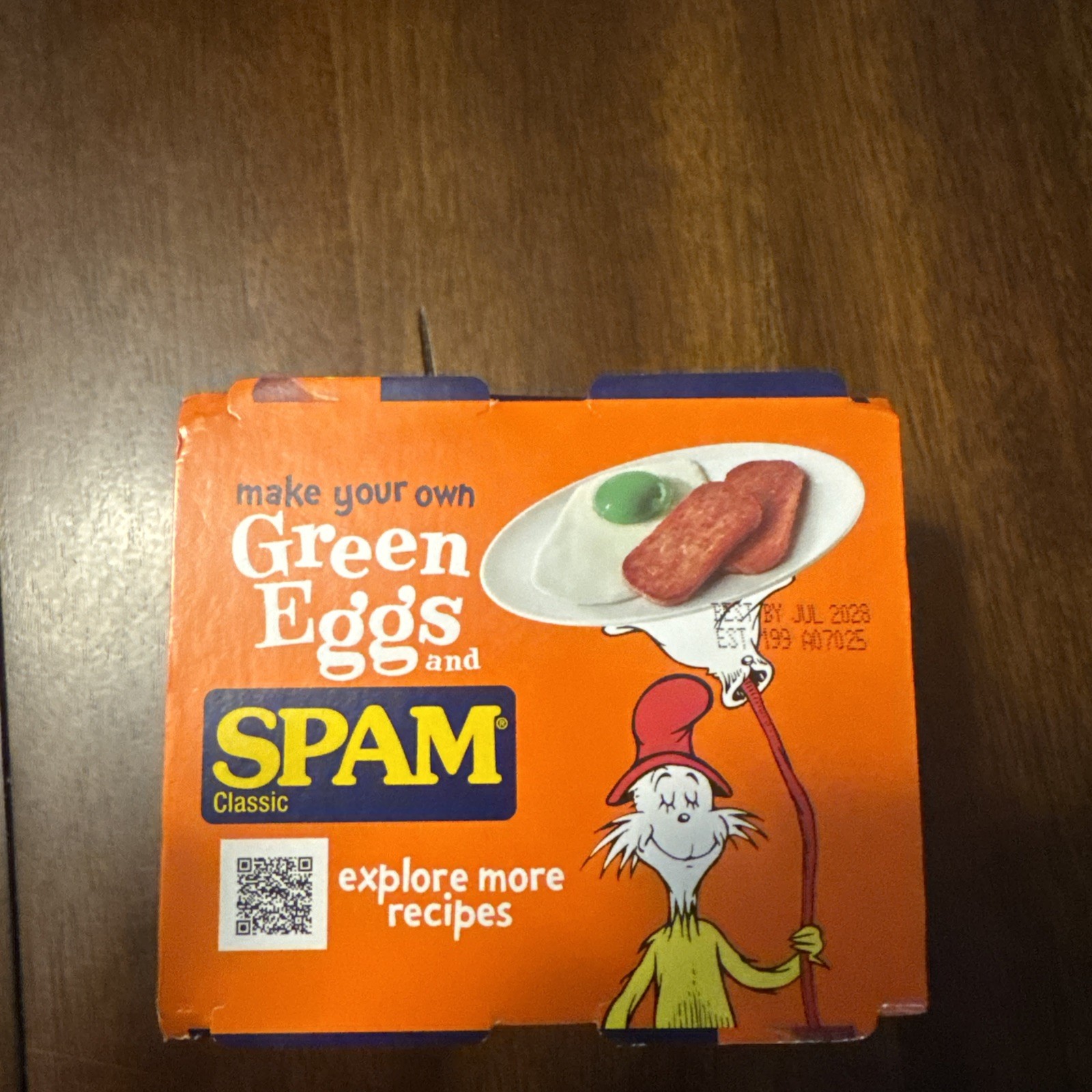 Dr Seuss Green Eggs and Ham Spam 2 Pack 65th Anniversary Limited Edition Ex 6/28