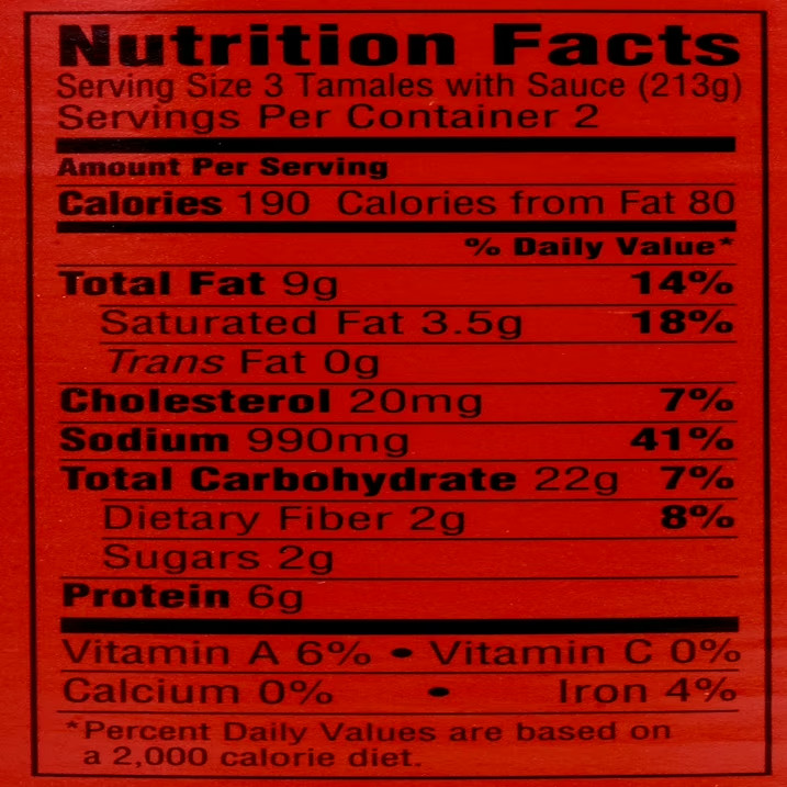 (4 pack) HORMEL Beef Tamales in Chili Sauce, Shelf-Stable, 15 oz Steel Can