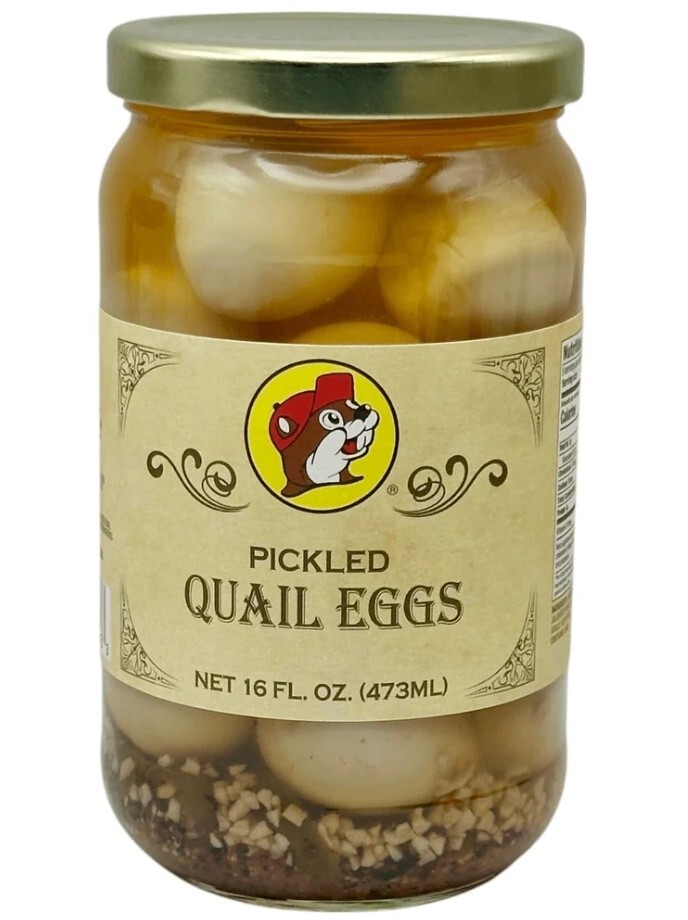 Bucc-ees Pickled Quail Eggs