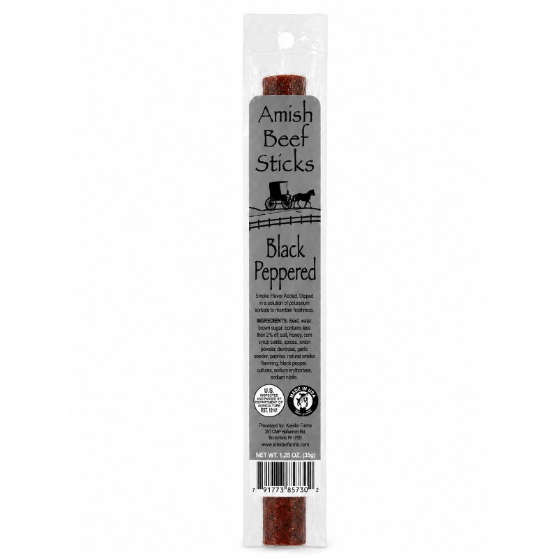 5x Amish Black Peppered Beef Sticks Spice Seasoning Cooking Gourmet Kitchen 1oz