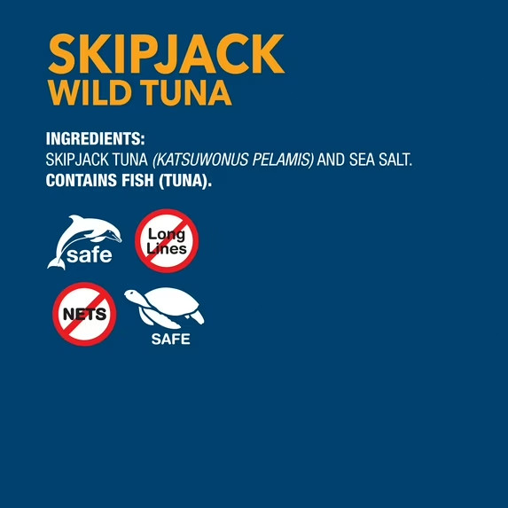 (4 Pack) Skip Jack Wild Tuna 5 Oz