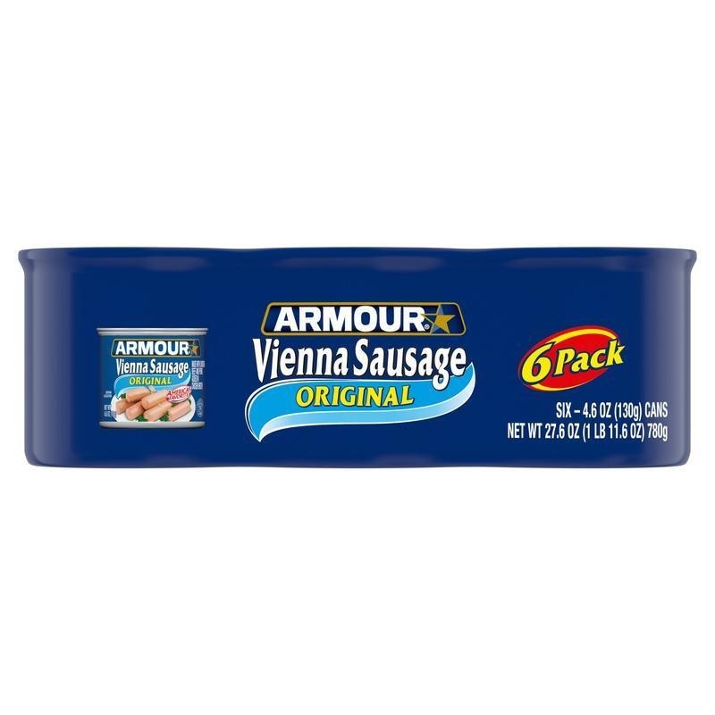 Canned Vienna Sausage Original Flavor Dry 3 Pack Ready to Eat Survival Food New